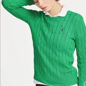 Polo Ralph Lauren cotton cable-knit sweater, XS